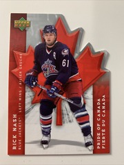 2007-08 Upper Deck McDonald's Pride of Canada Rick Nash #PC2 Die Cut Blue Jackets